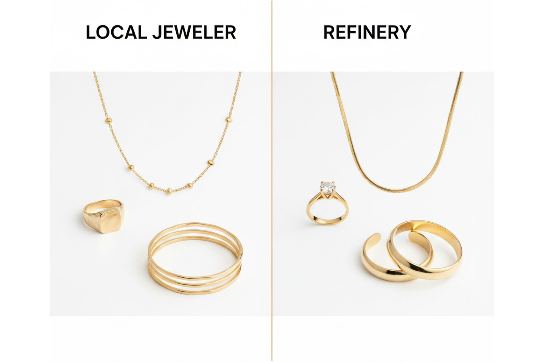 Selling to a Local Jeweler vs. a Refinery: Pros, Cons, and Payouts